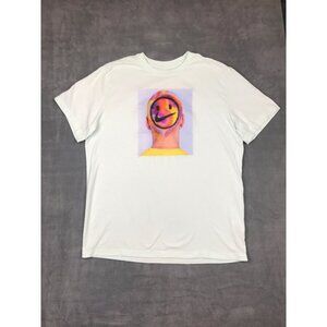 Nike J Balvin T-Shirt Size L Have a Nice Day Rainbow Hair